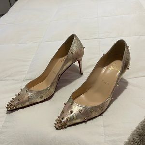 LOUBOUTIN SPIKE HEELS